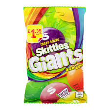 Skittles Giants Sour (UK)