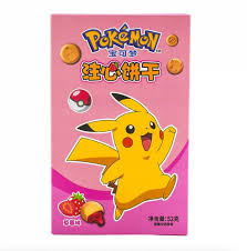Leda Pokémon Strawberry Filled Cookies (China)